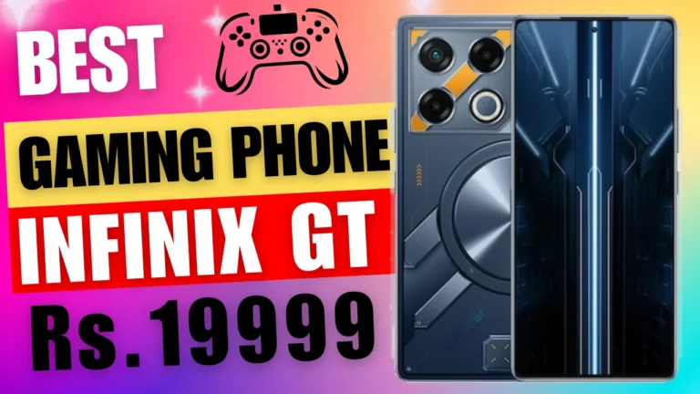 infinix gt 20 pro smartphone with best gaming phone text