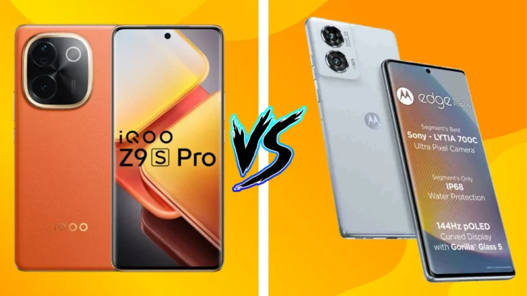 iQOO Z9s Pro Vs Motorola Edge 50 Fusion Smartphone Comparison