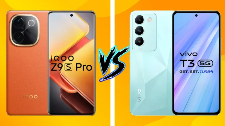 iQOO Z9s Pro Vs Vivo T3 Smartphone Comparison