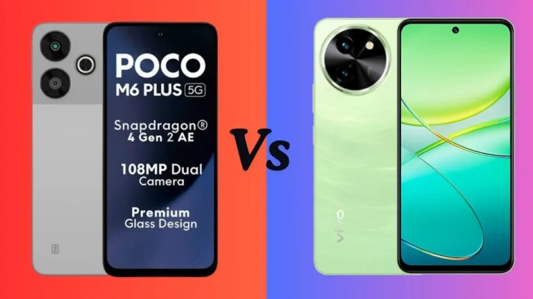 Poco M6 Plus Vs vivo T3x Comparison