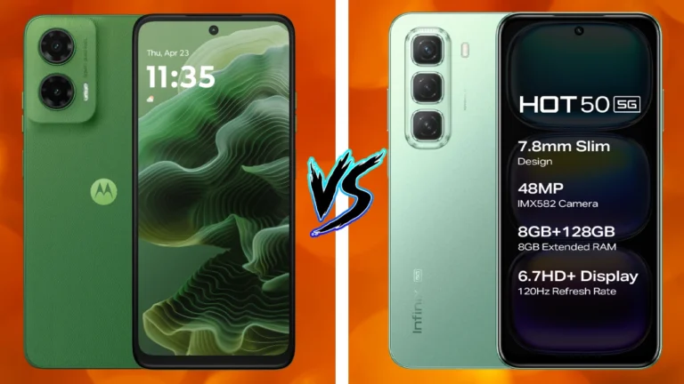 Moto G35 5G Vs Infinix Hot 50 5G Smartphone Comparison