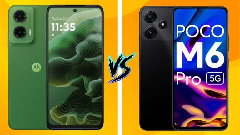 Moto G35 5G Vs Poco M6 Pro Smartphone Comparison