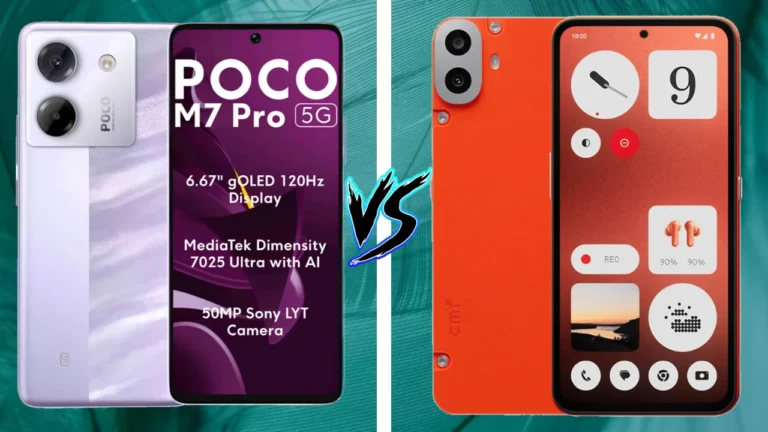 Poco M7 Pro Vs CMF Phone 1 Smartphone Comparison