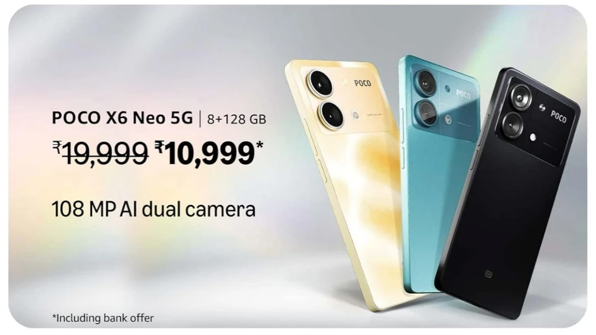 Poco X6 Neo 5G Smartphone Offer