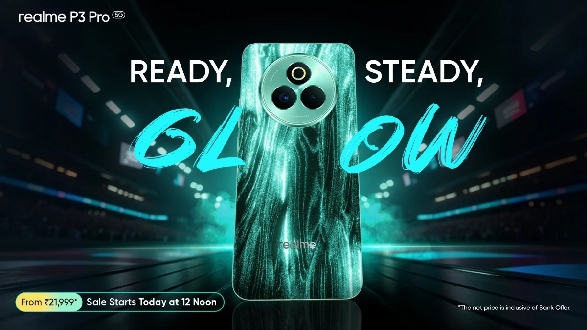 Realme P3 Pro 5G Smartphone In Green Color